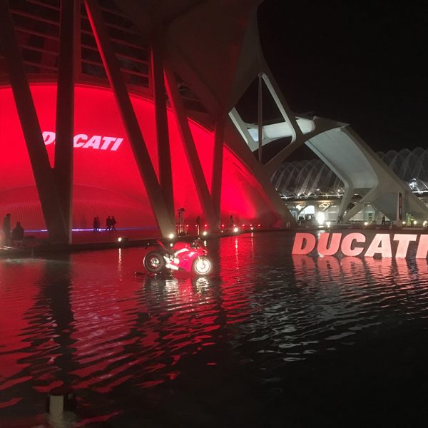 Letras evento ducati Letras corporeas en Valencia