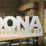 Letras corporeas en Valencia