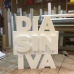 Letras corporeas en Valencia